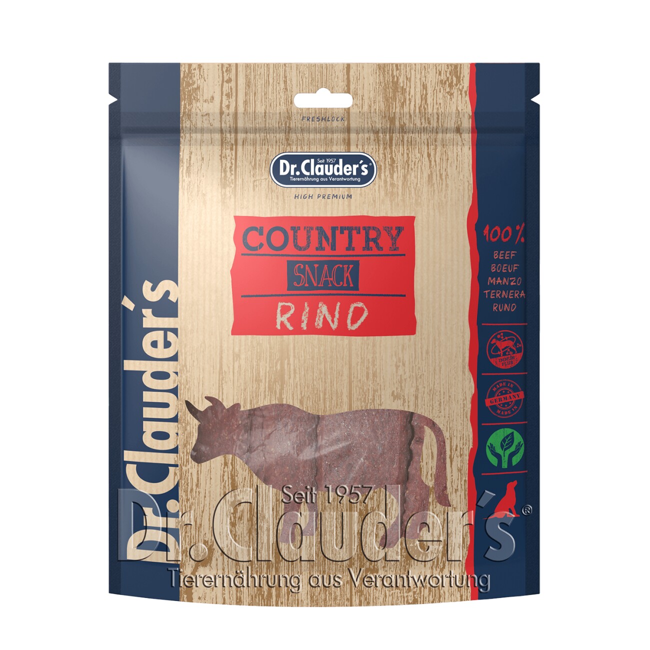 Dr. Clauder's Country Snack Rind - 4x 170g
