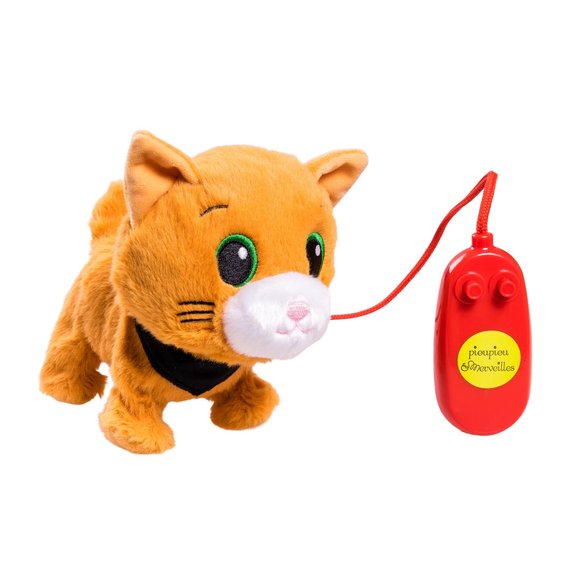 Peluche mon chaton à promener filoguidé