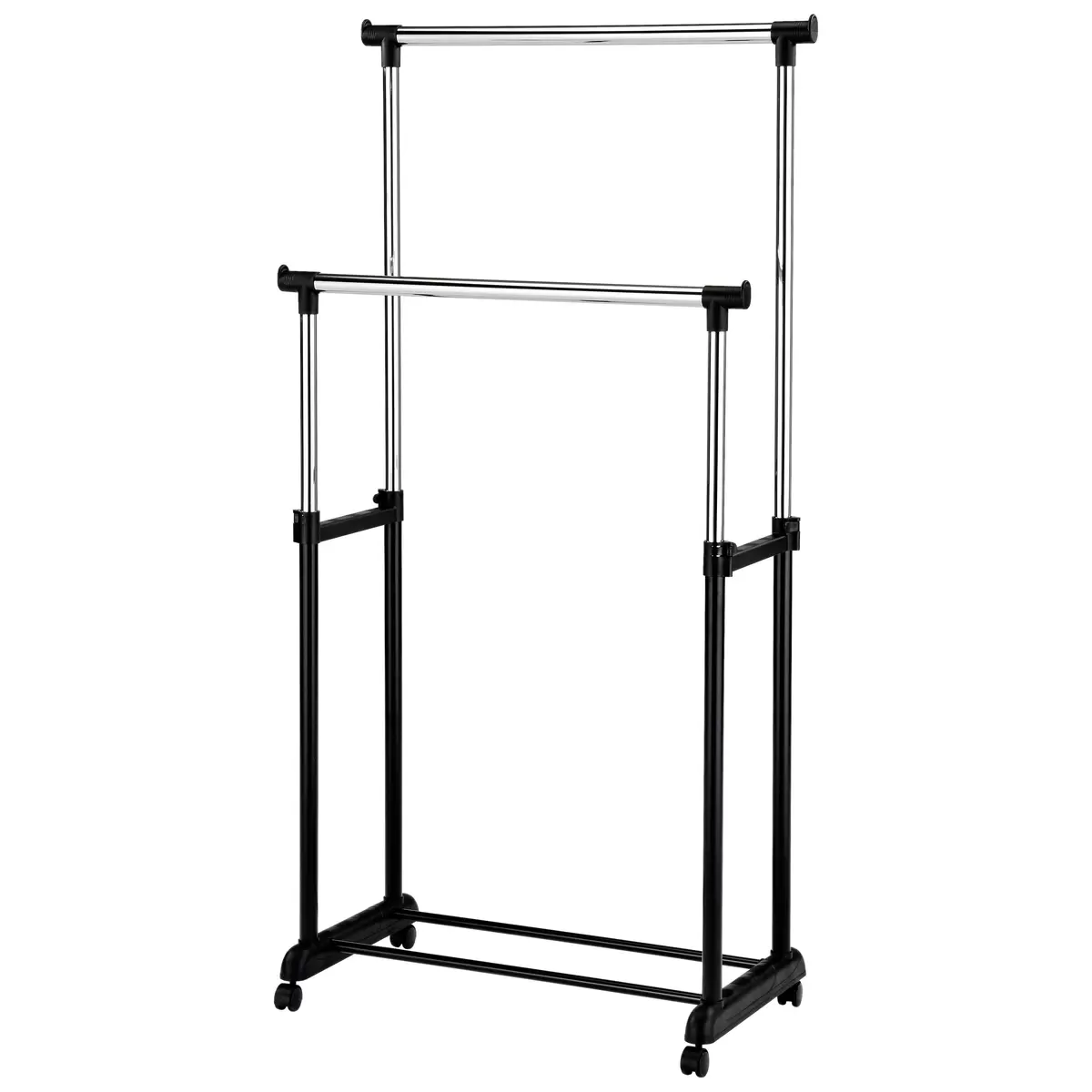 Rollgarderobe Naomi 4 silber,schwarz