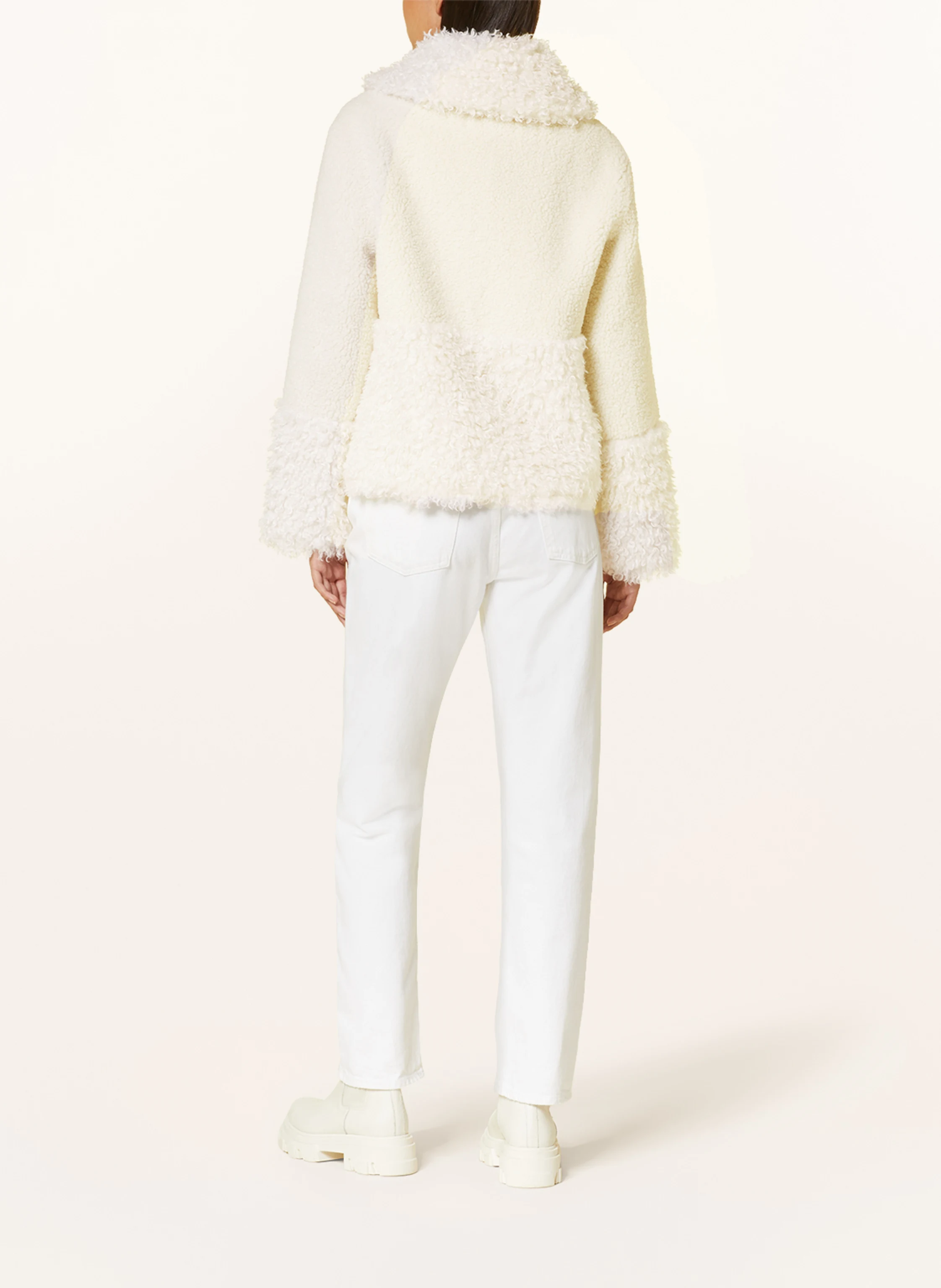 maje Kastenjacke aus Teddyfell
