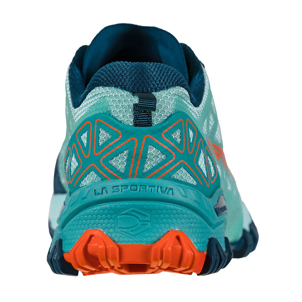 La Sportiva BUSHIDO II - Chaussures trail Femme lagoon/cherry tomato