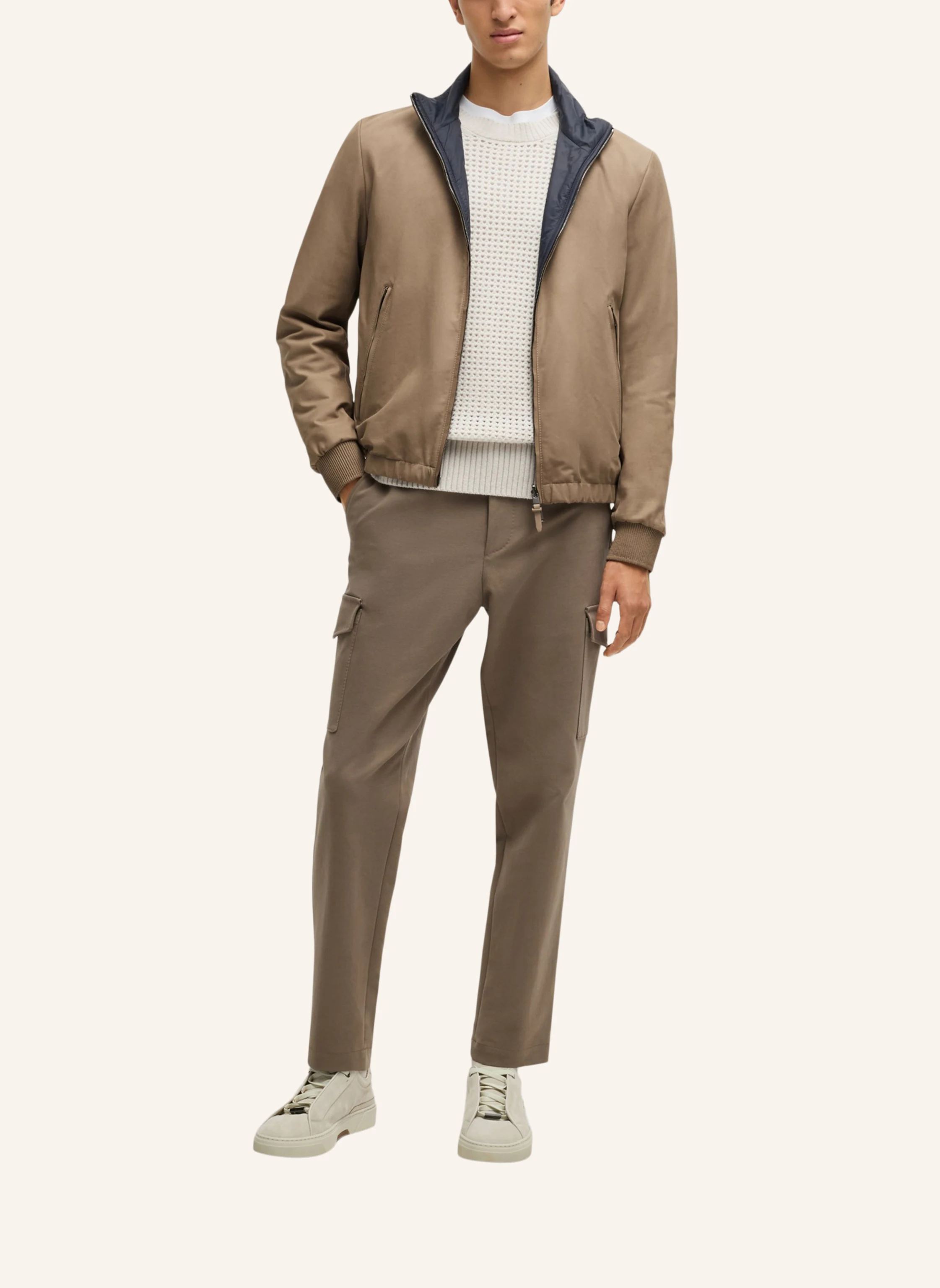 BOSS Lederjacke L-MALFONO