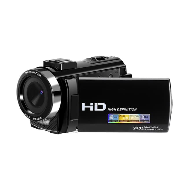 Videokamera 1080P / 24MP / 16x zoom og drejelig LCD-skærm