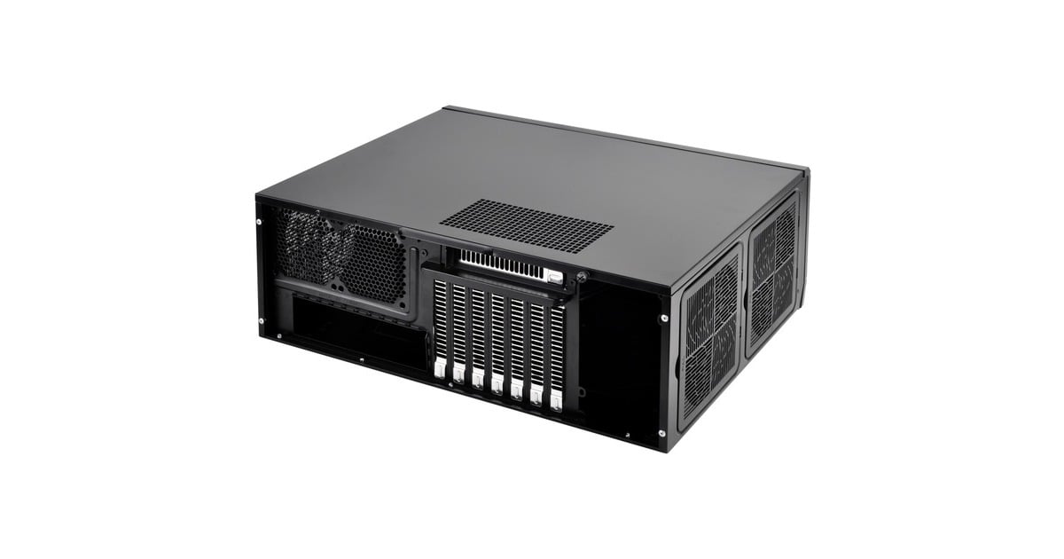 SilverStoneSST-GD10B HTPC behuizing  (Zwart | 2x USB-A)