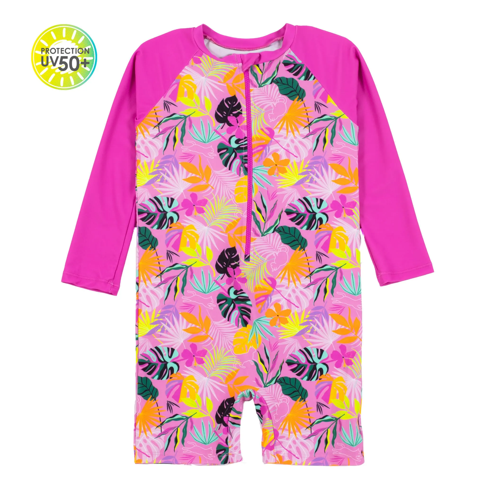 Nanö Maillot UV Manches Longues Hibiscus 2-4ans