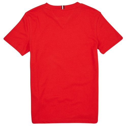 Tommy Hilfiger - ESSENTIAL COTTON TEE S/S - Rouge