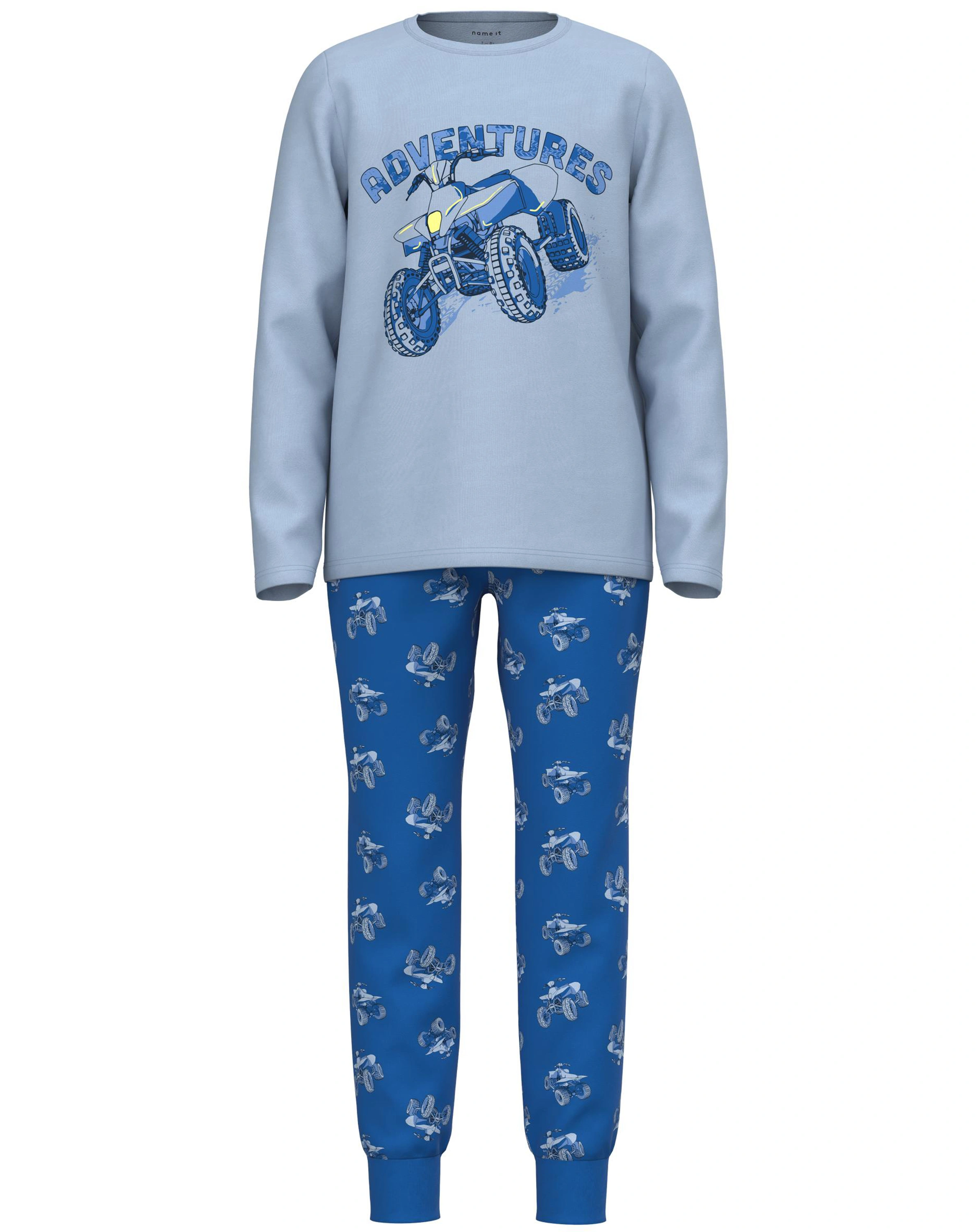 Schlafanzug lang NKMNIGHTSET ATV in nautical blue