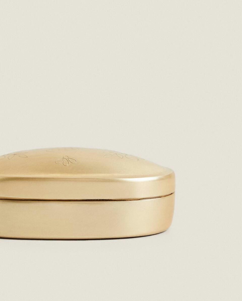 CAIXA OVAL GRAVADA