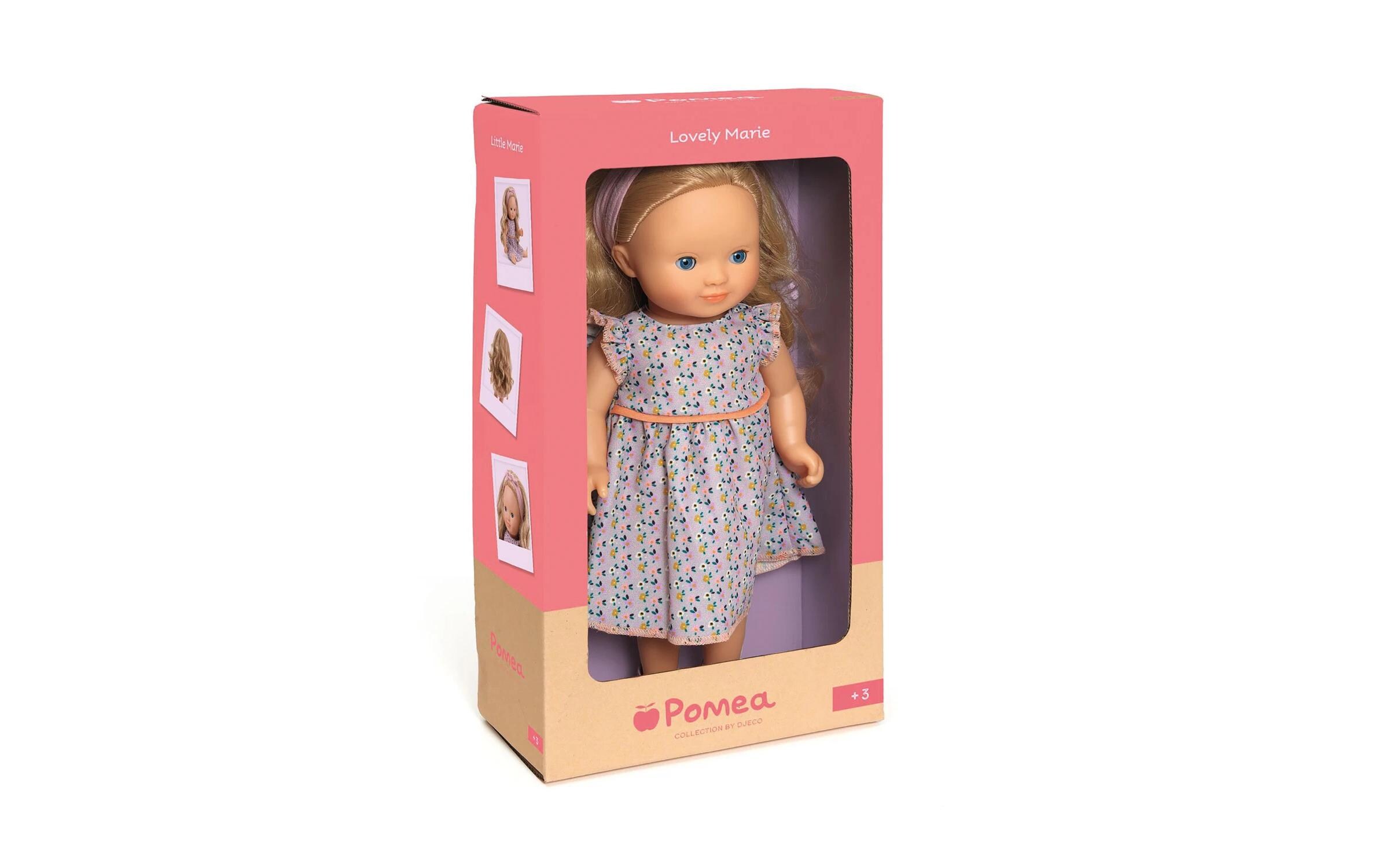 Puppe Pomea: Lovely Marie 32 cmWeichkörperpuppe mit langem, blondem Haar