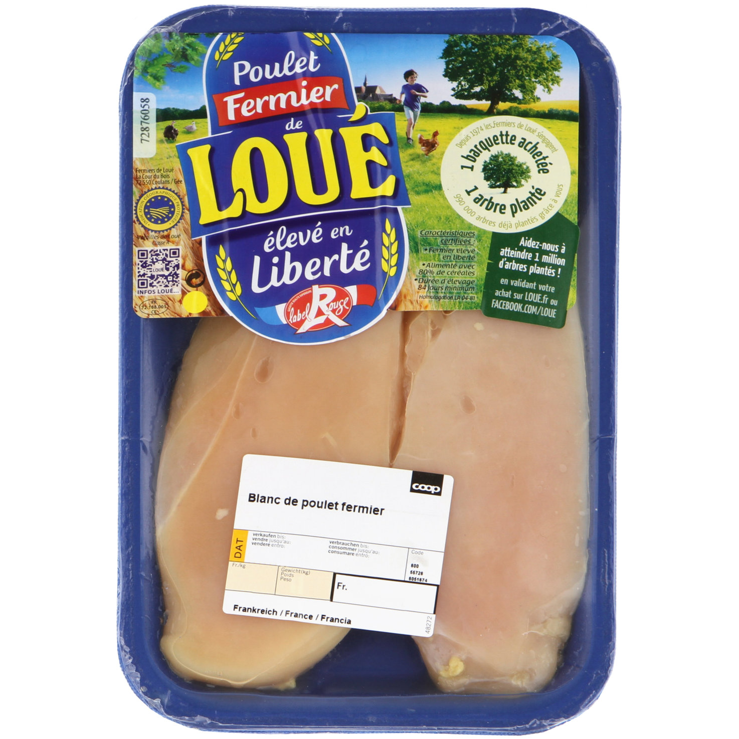 Loué Pouletbrust 2 Stück ca. 280g