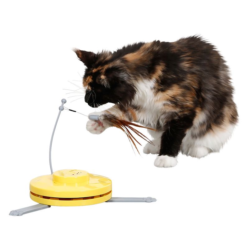Jouet 2 en 1 Kerbl Pet Catch the TailFeather