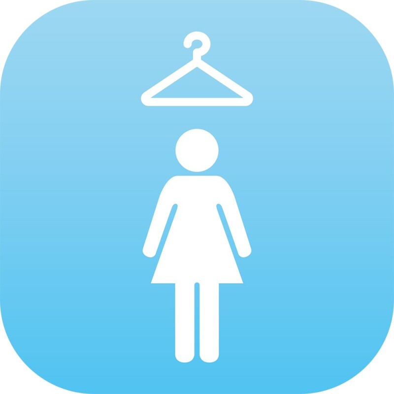 Plaque en Plexiglas PLEXI - Vestiaire Femme
