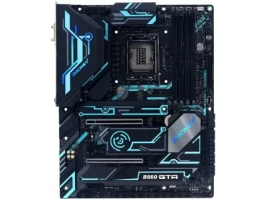 Biostar B660GTA - Bundkort - ATX - LGA1700 sokkel - B660 Chipset - USB 3.2 Gen 2, USB-C 3.2 Gen2 - 2.5 Gigabit LAN - onboard grafik (CPU påkrævet) - HD Audio (8-kanaler)