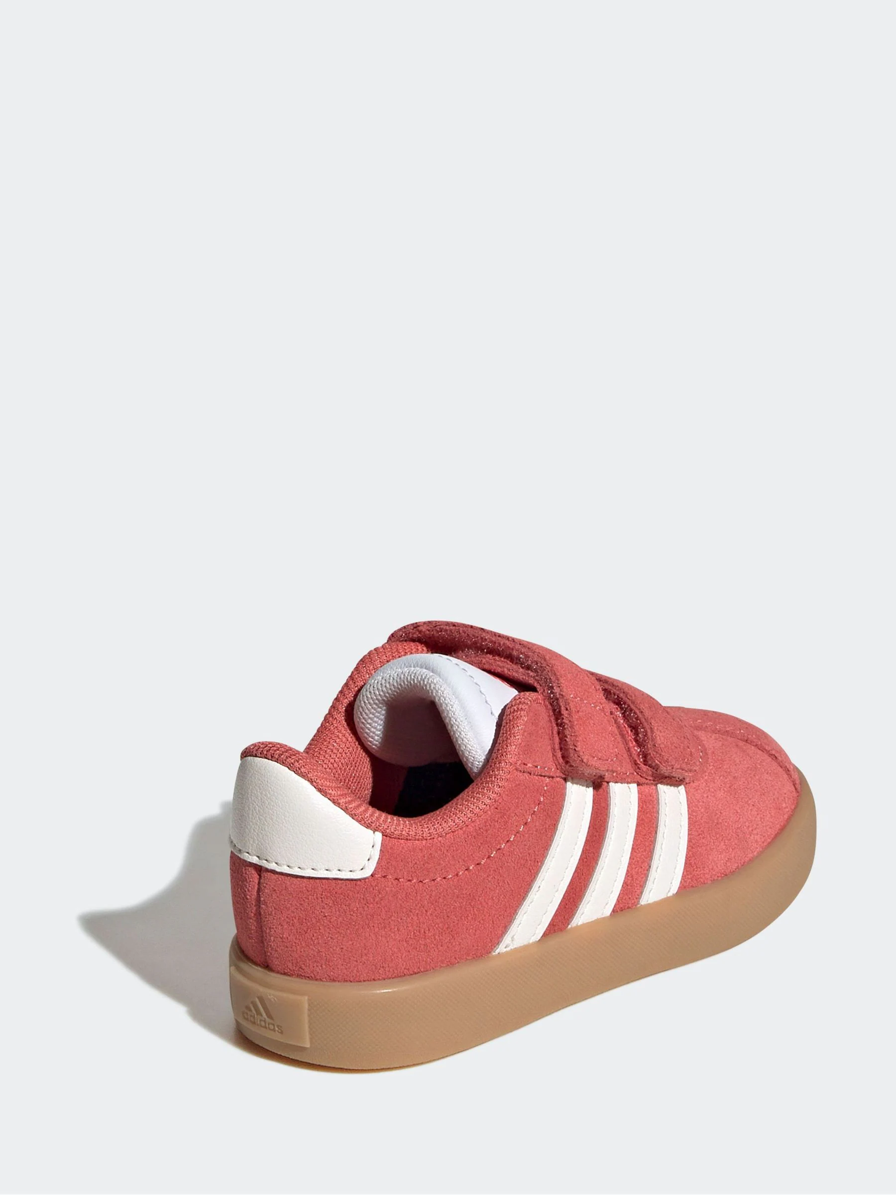 Rood - adidas Vl Court 3.0 Klittenbandsneakers voor zuigelingen