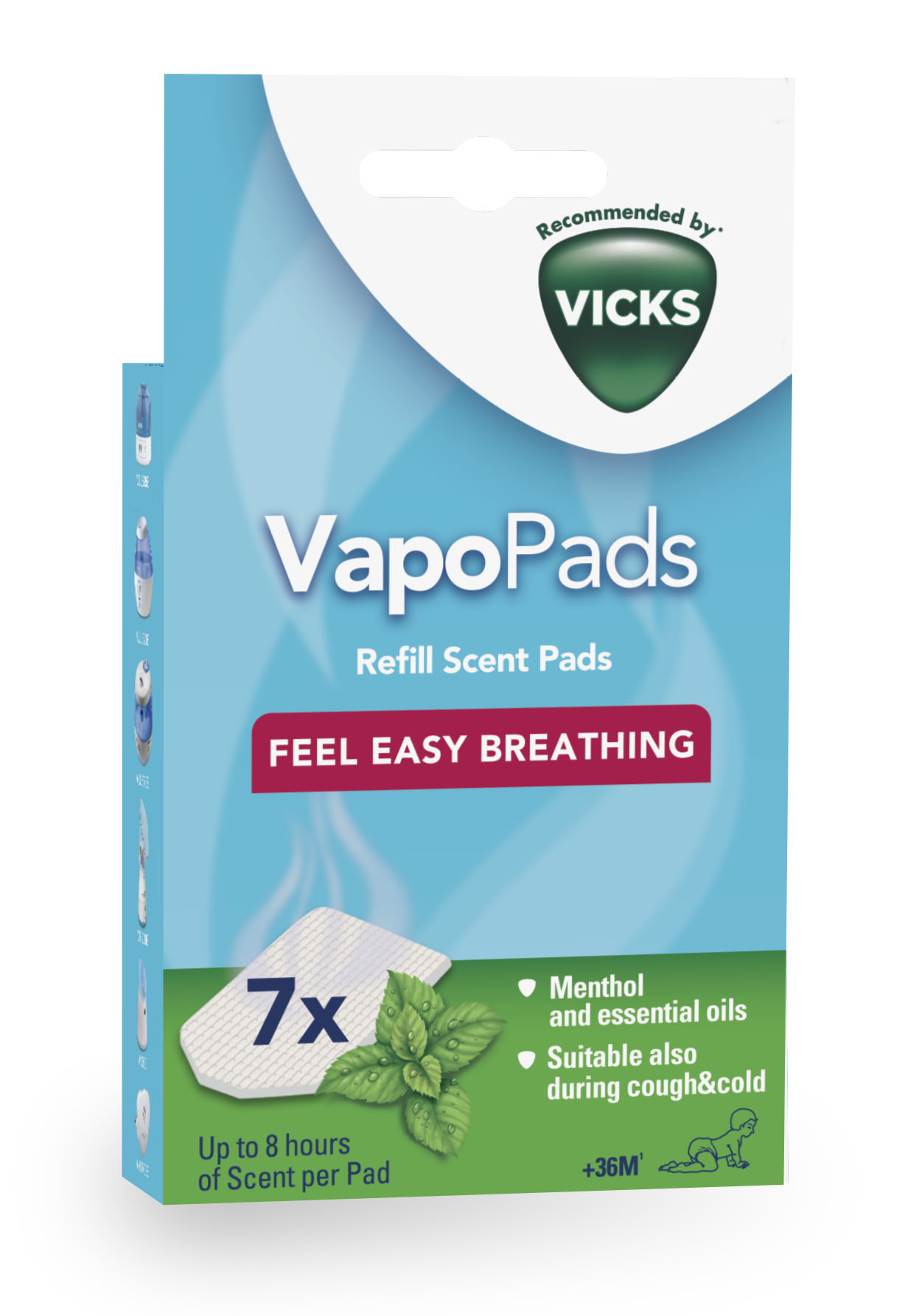 Vicks VapoPads VH7V1<br>7 Stück, Nachfüllpackung