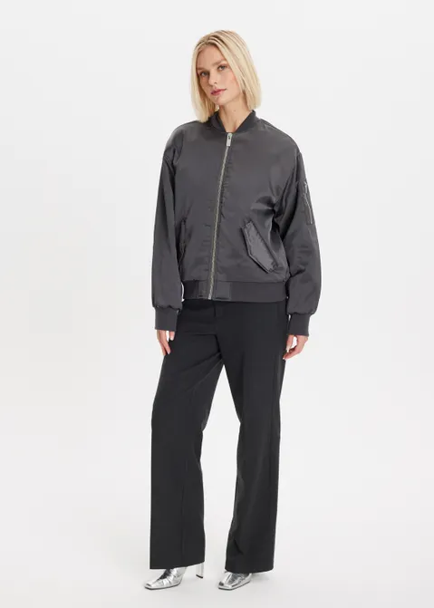 Oversized bomberjas antraciet (ANTRA)