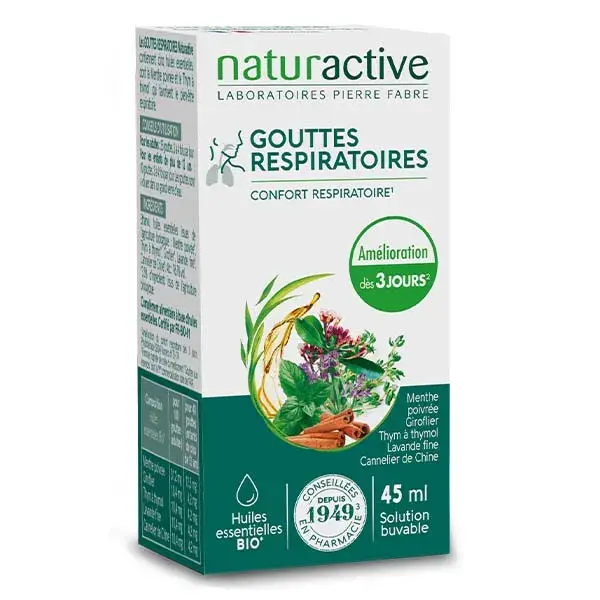 Gotas Respiratórias Naturative com Essências 45ml
