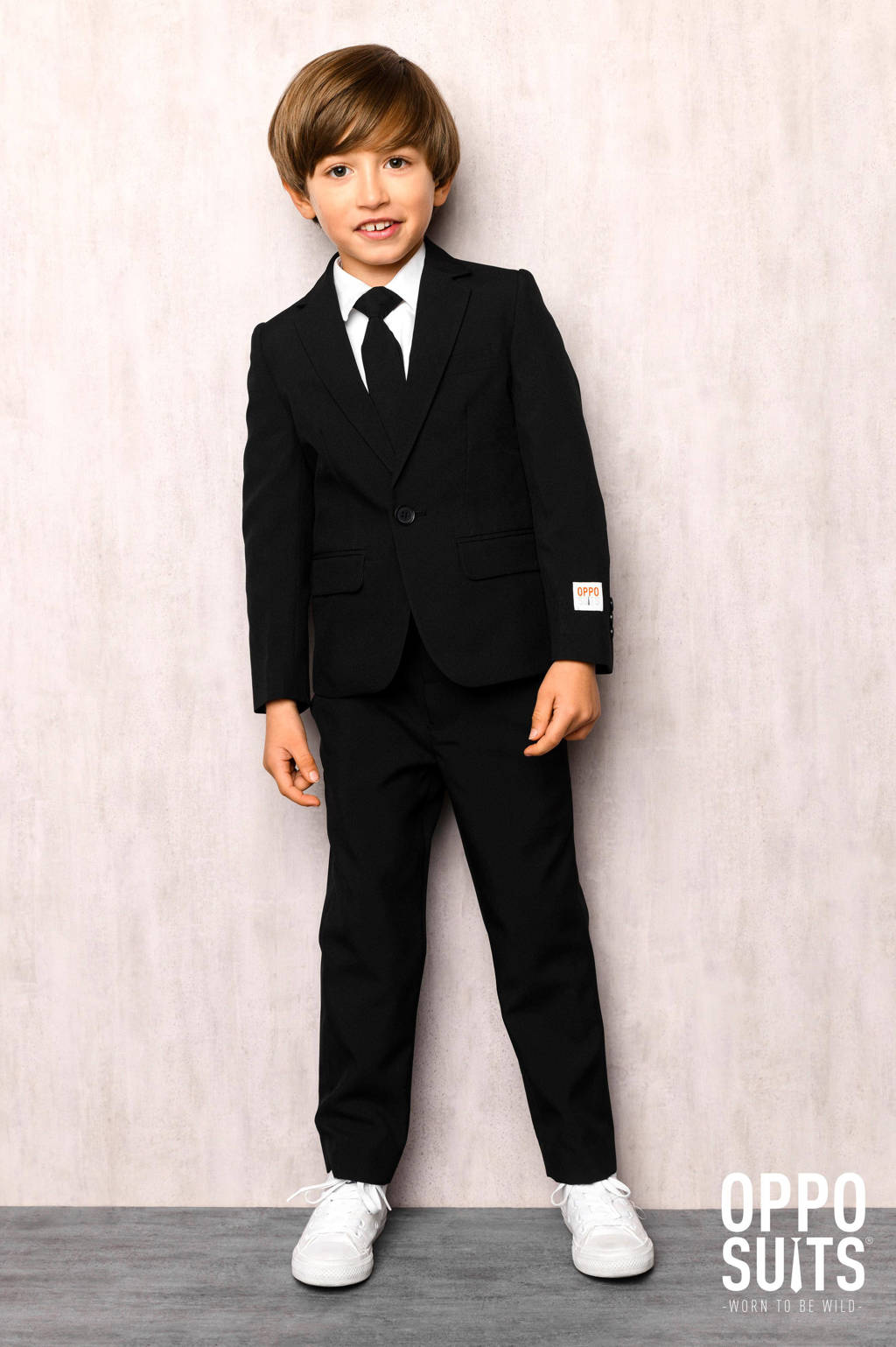 OppoSuits kostuum Black Knight zwart