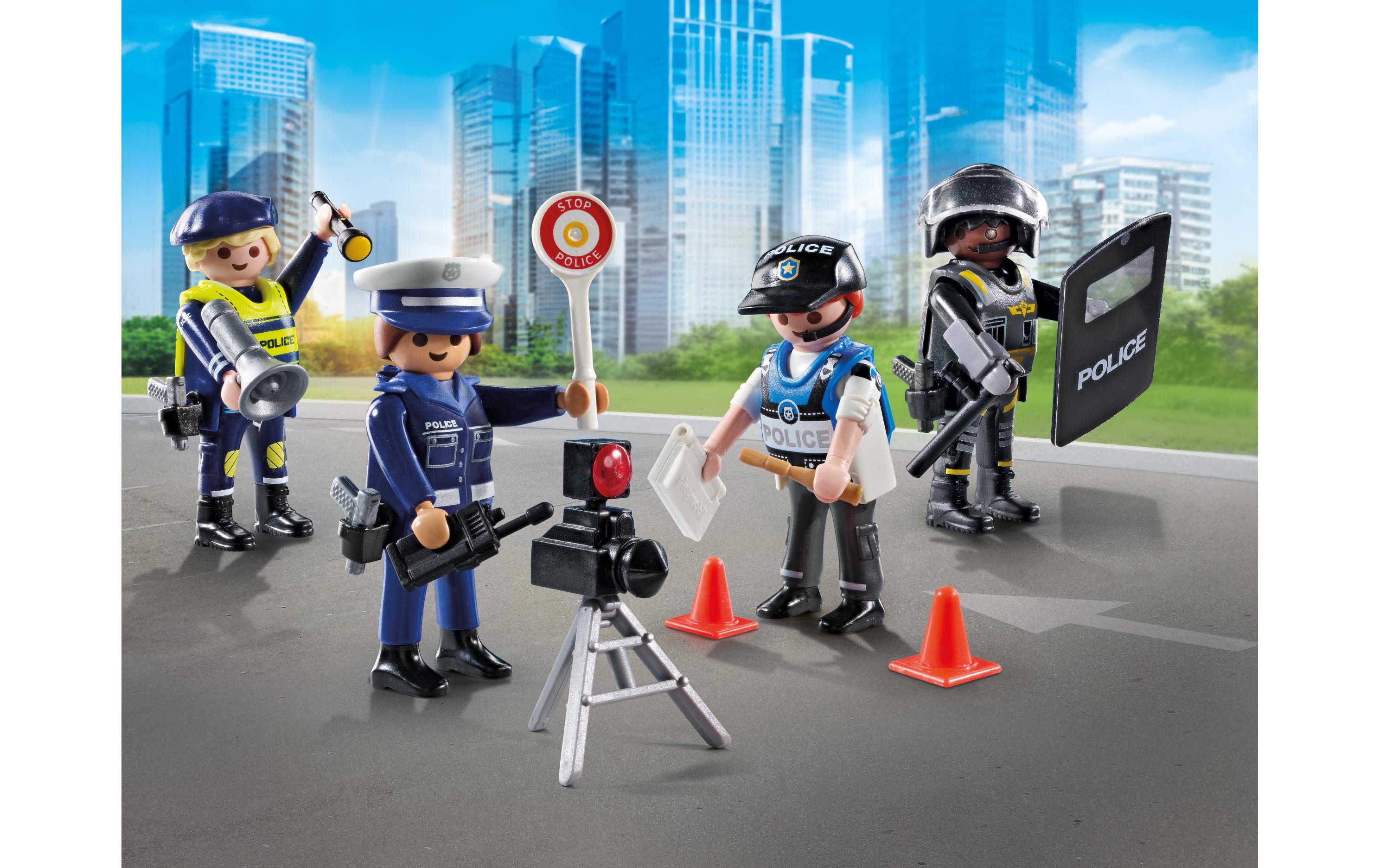 Action Heroes Figurenset Polizei 71730Spielfiguren-Set