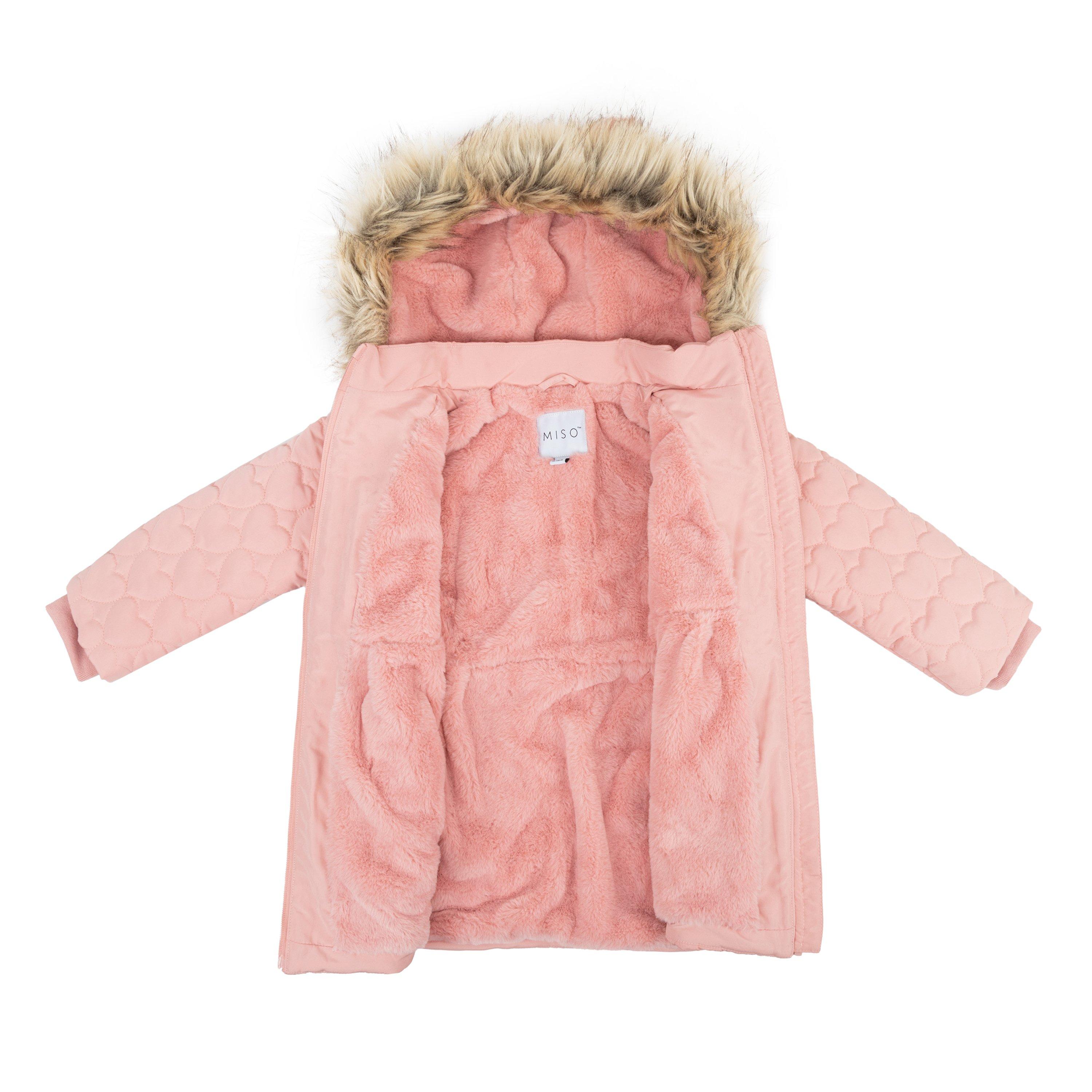 Miso Heart Quilted Jacket Infants