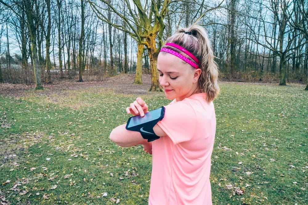 Nike  Lean Plus Hardlooparmband