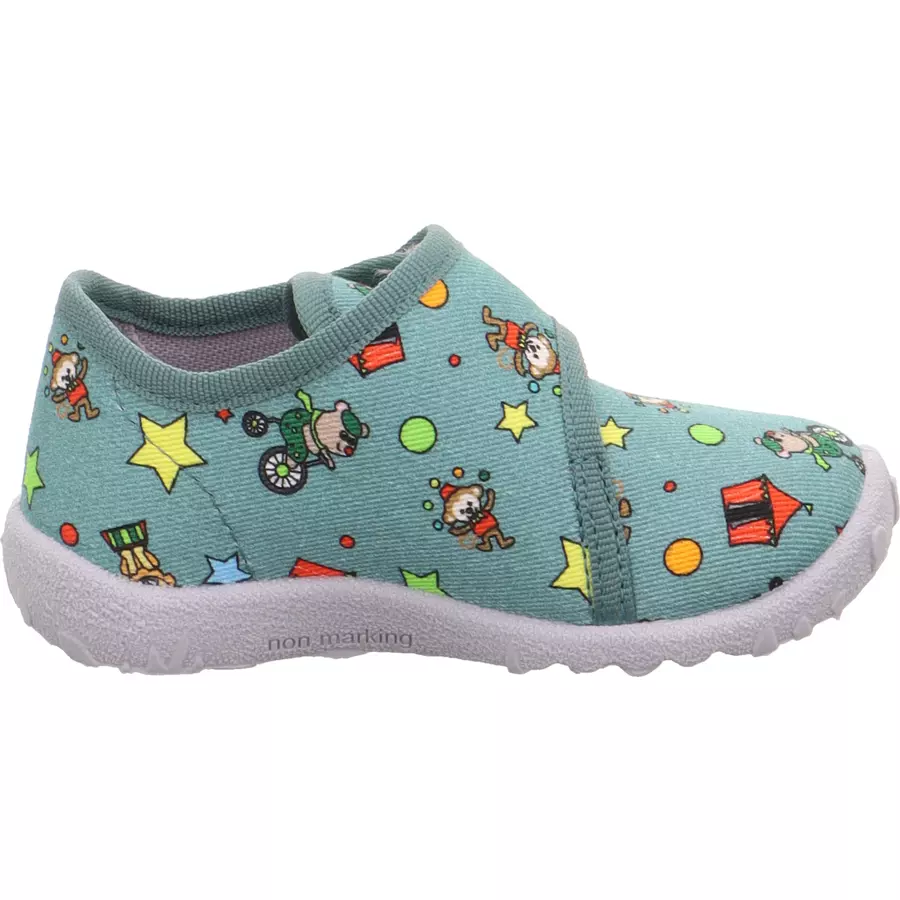 superfit Hausschuh Spotty grün (mittel)