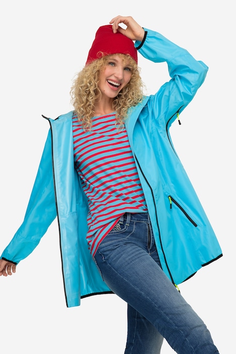 Funktions-Jacke, Kapuze, Zipptaschen