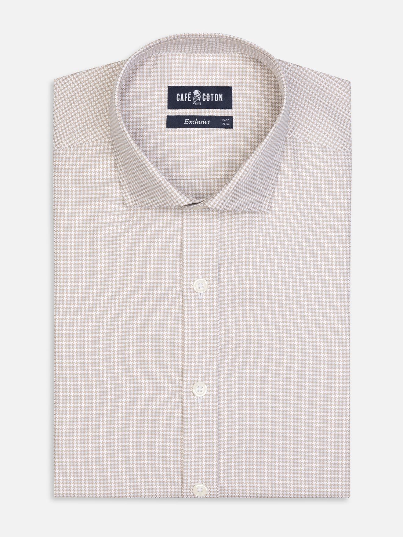 Chemise Alvin en natté beige