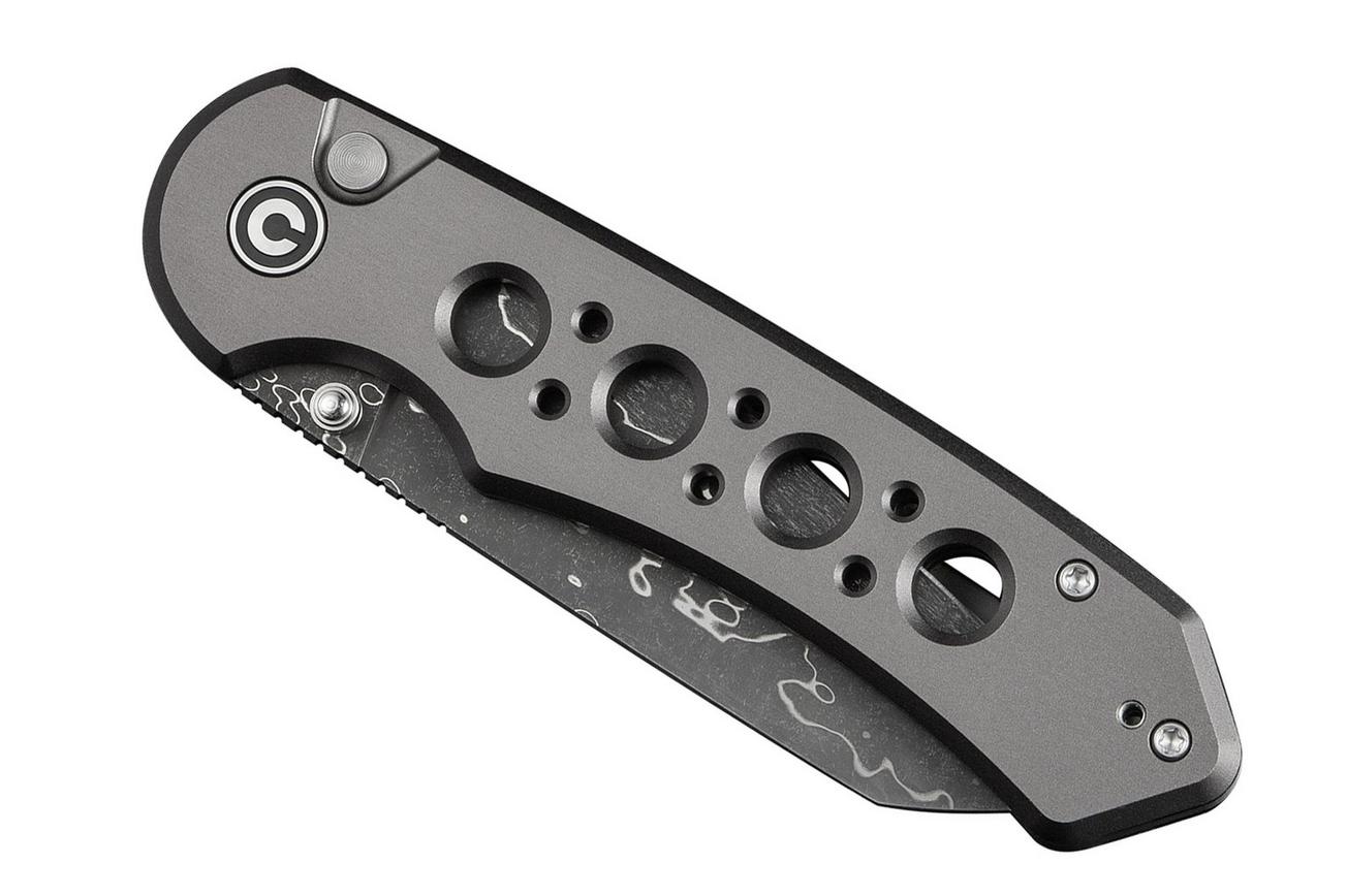 CIVIVI Pragma Prime C24067-DS1, Damascus, Gray Aluminum zakmes