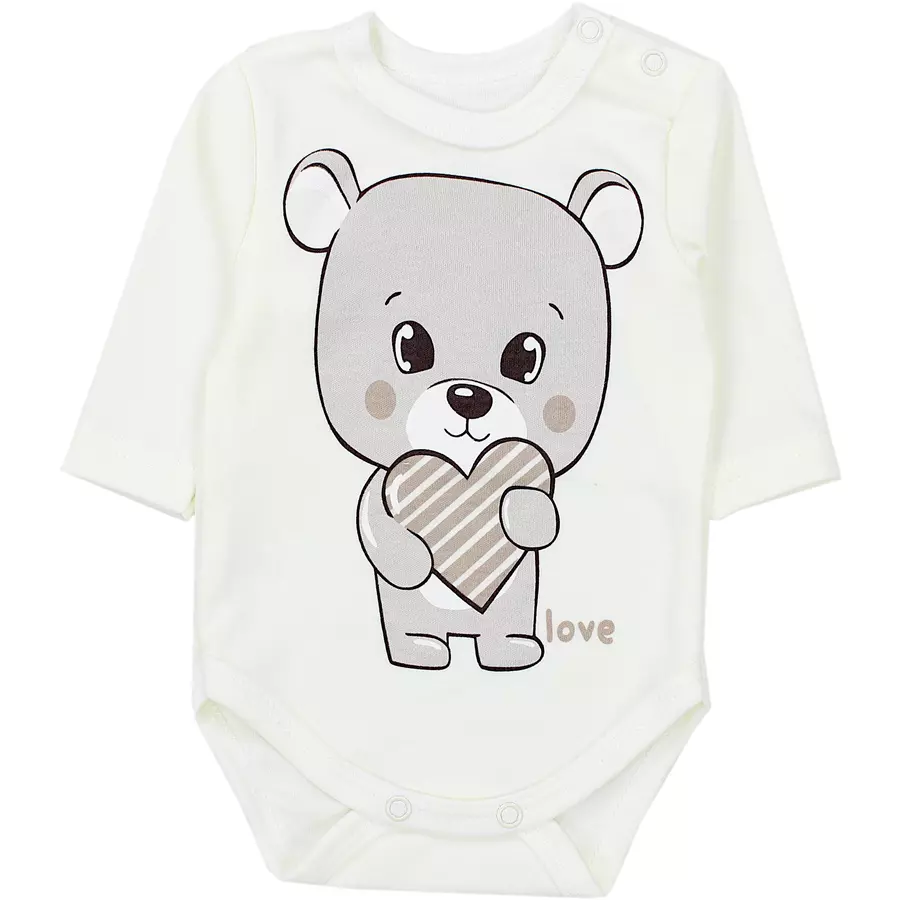 TupTam Baby Bekleidungsset Langarmbody Hose Mütze3 teilig beigegelb
