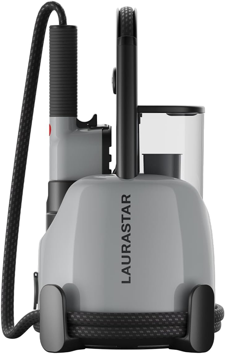 Laurastar IZZI Steamer 2-in-1: Leistungsstarker Dampfglätter & Textilpflegegerät, DMS-Dampf 150 °C, 3,5 bar, 2000 W, Glättet, Auffrischt und Belebt Alle Stoffe