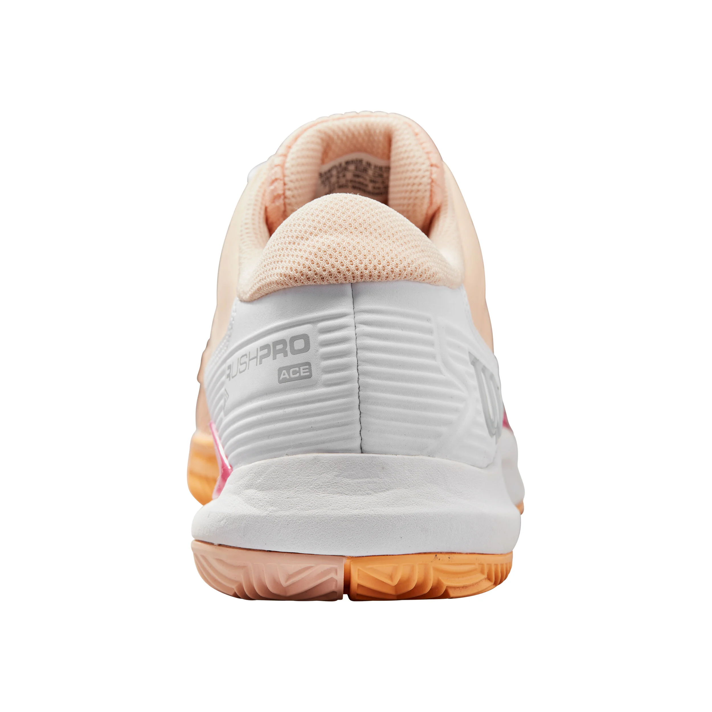 Wilson Rush Pro ACE CLY Chaussure Terre Battue Femmes - Abricot, Blanc