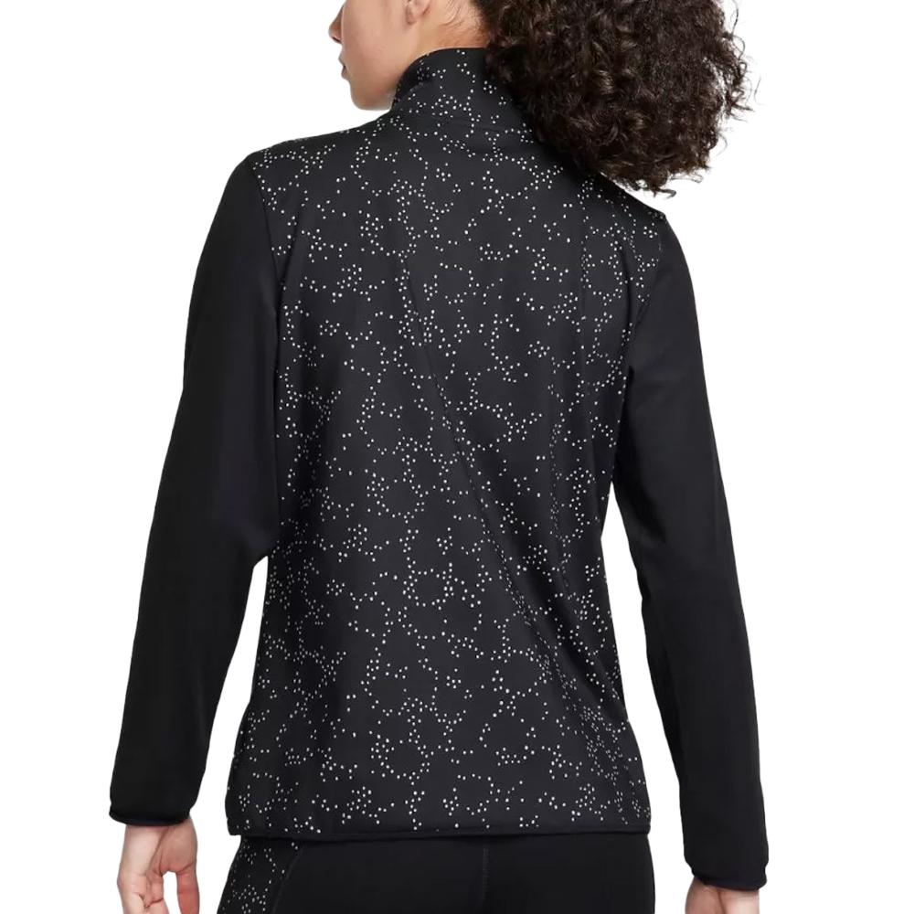 Nike T-shirt Manches Longues Noires Femme Nike Elmnt