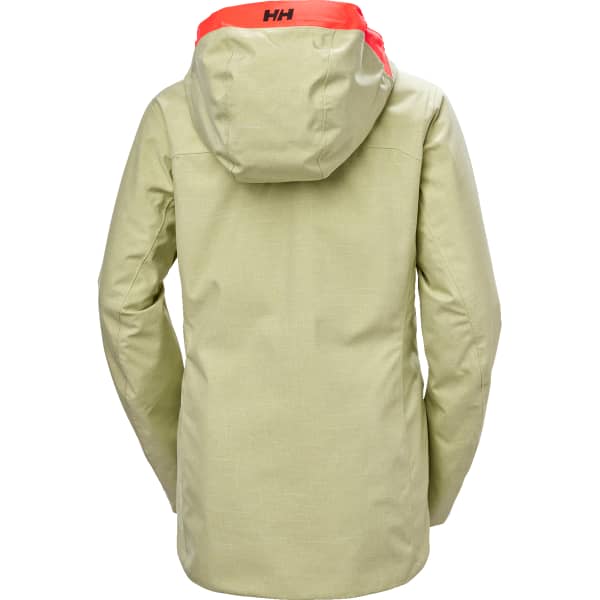 Veste de ski HELLY HANSEN W POWDERQUEEN 3.0 JACKET ICED MATCHA