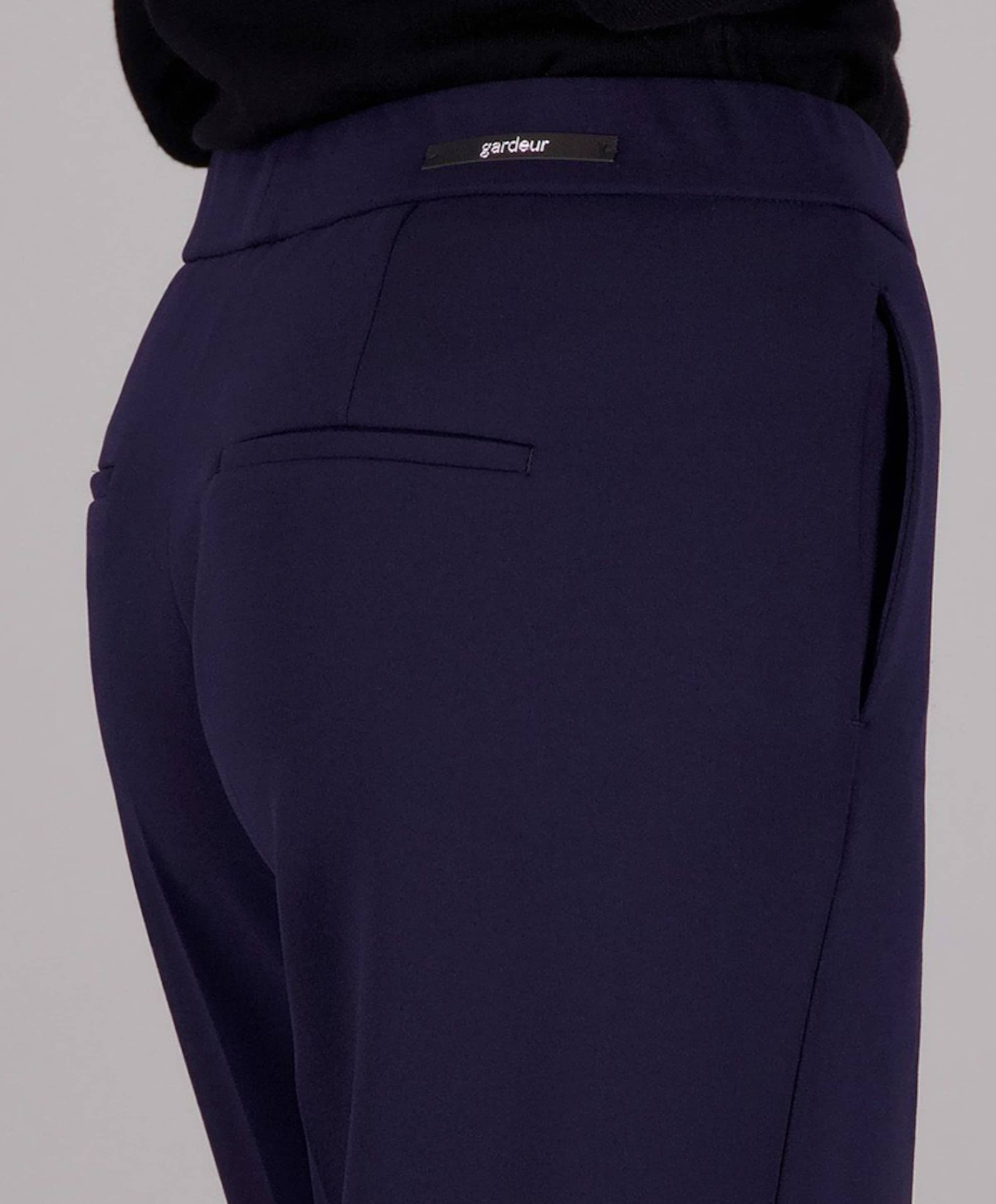 Gardeur Wide leg Feminine broek blauw