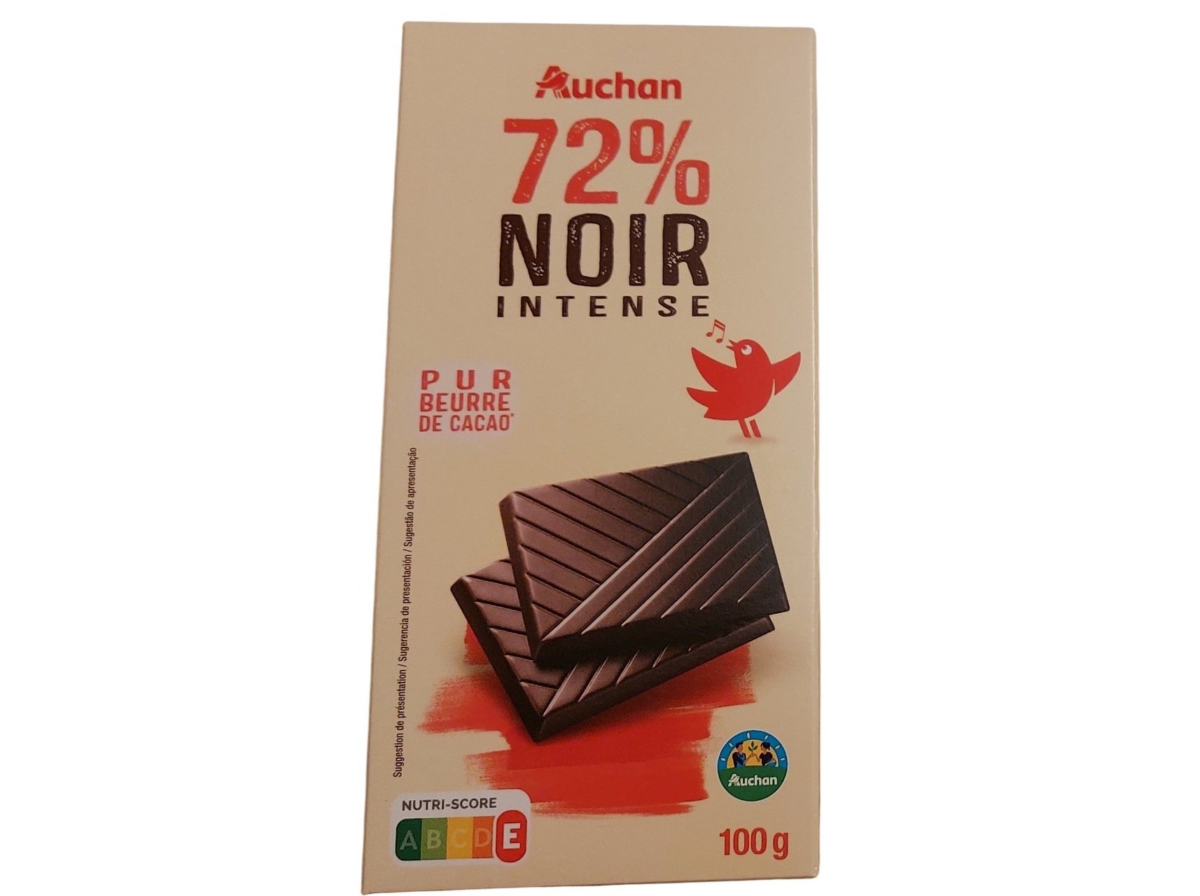 CHOCOLATE NEGRO AUCHAN CULTIVAMOS O BOM CARAMELO & SAL 100G