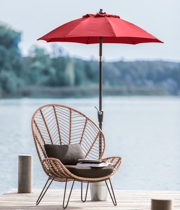Dehner Sonnenschirm Vido, rund, ca. Ø150 cm