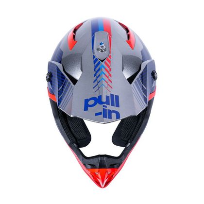 Casque cross Pull-in RACE 2024 - Bleu / Blanc