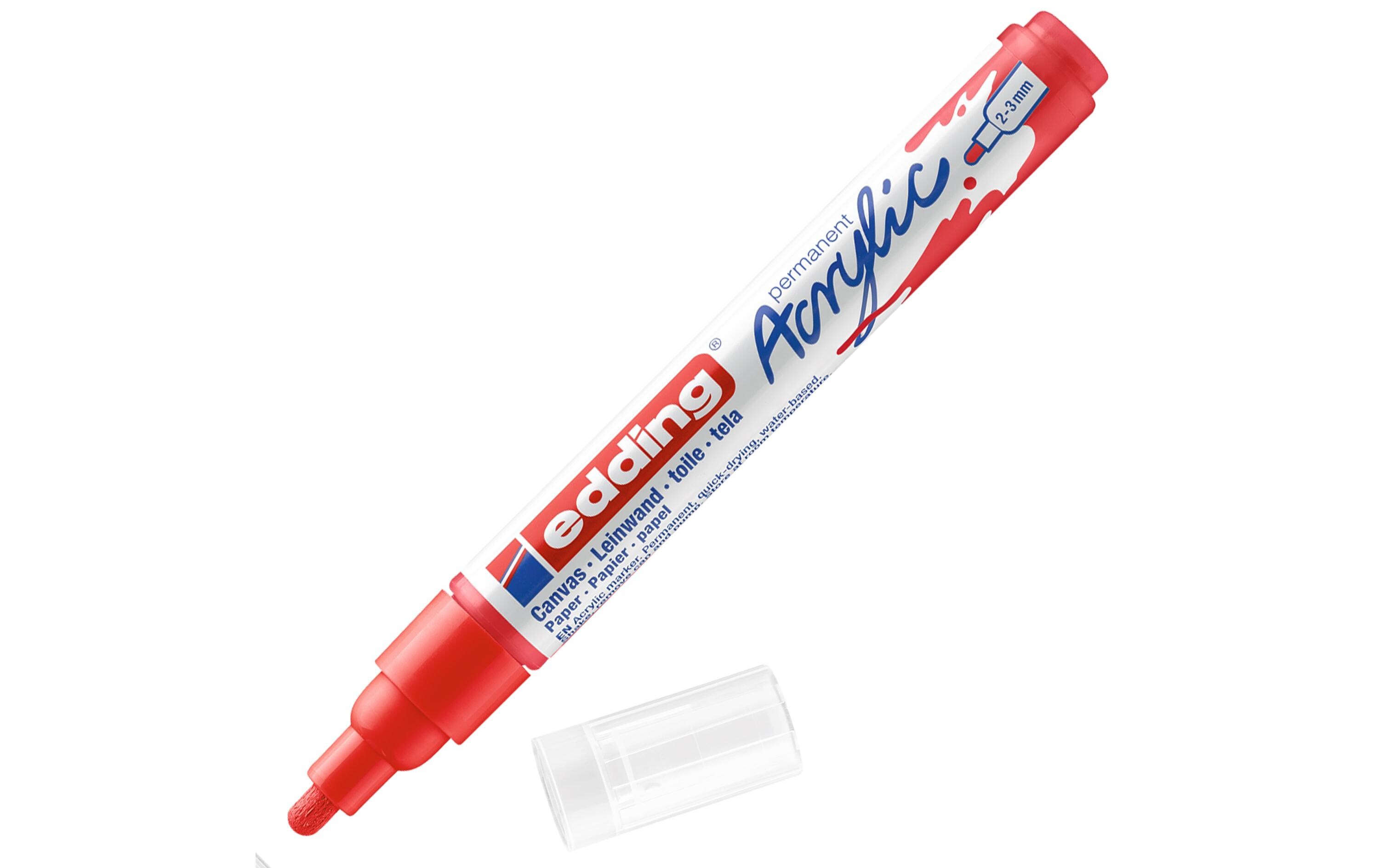 Acrylmarker 5100 Medium, RotSchnelltrocknende Acrylstifte