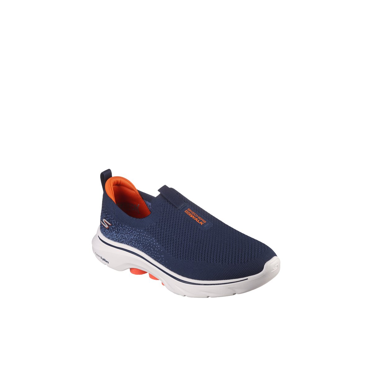 2X les points-Gowalk_7slip-Talon plat - Marine