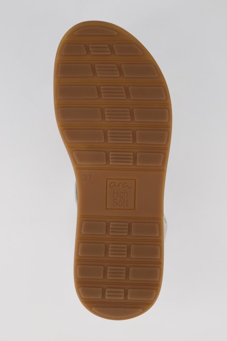 ara Leder-Sandalen, Klettverschluss, Komfortweite