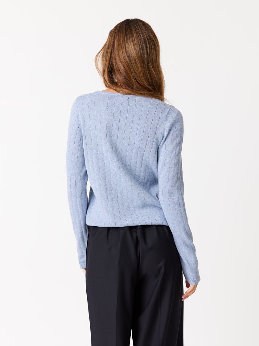 Isadora genser Blue Fog