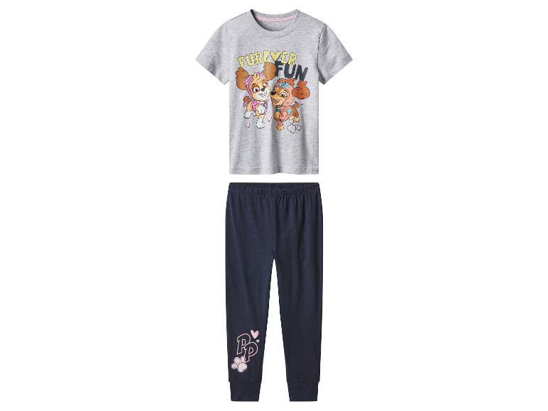 Kinder pyjama met glow-in-the-dark print