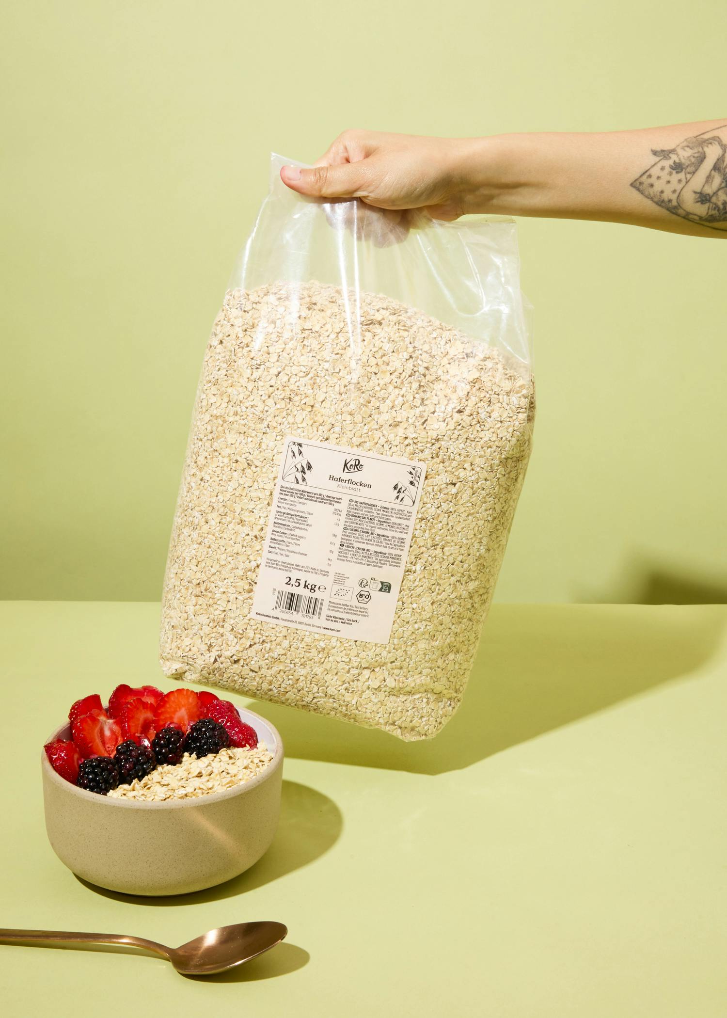 Bio Haferflocken Kleinblatt 2,5 kg