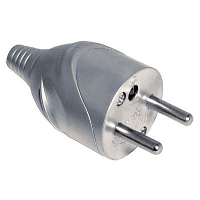 Fiche mâle 16A métal Diall