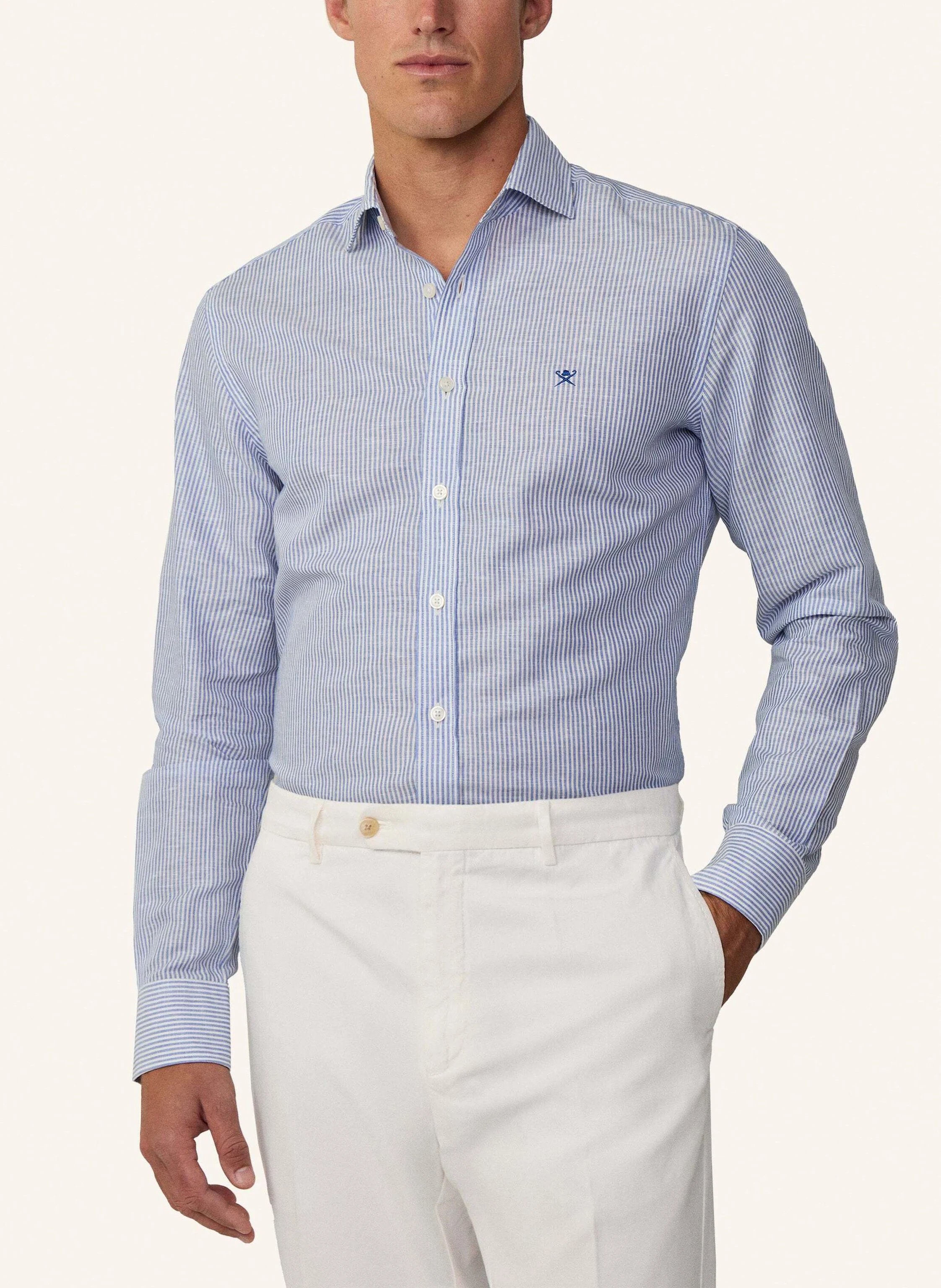 HACKETT LONDON Freizeithemd LINEN BENGEL STRIPE