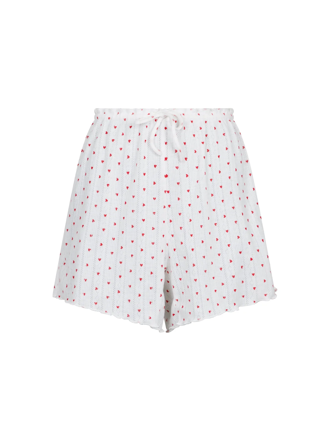Neo Noir Merritt Pointelle Heart Shorts
