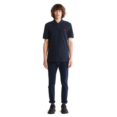 Polo à manches courtes homme Ss Millers River Pique Regular TIMBERLAND