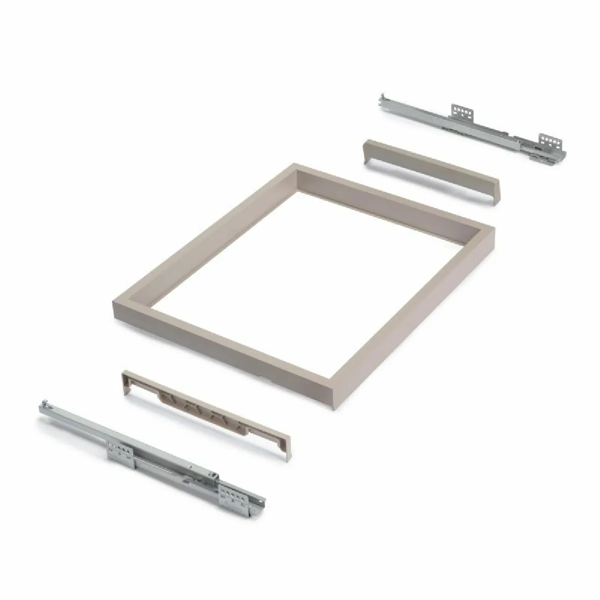 Kit de plateaux avec glissières pour armoires