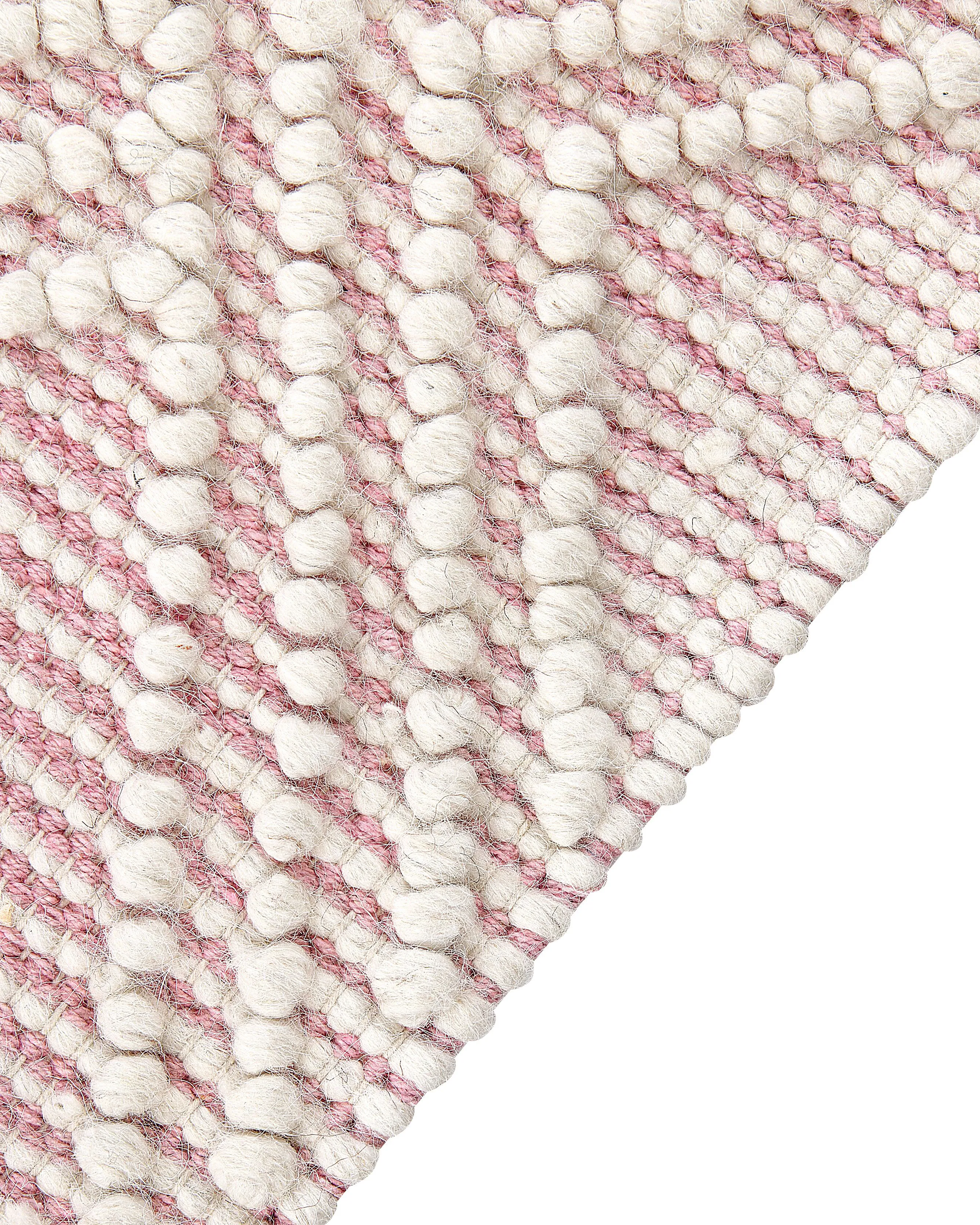Vloerkleed ADANA Roze 200 x 300 cm Wol